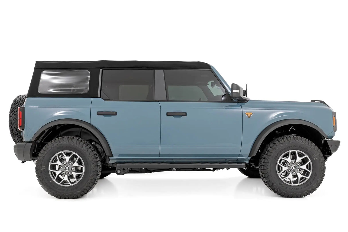 Rough Country BA2 Running Boards Side Step Bars 4-Door Ford Bronco 4WD 2021-2026 41007A