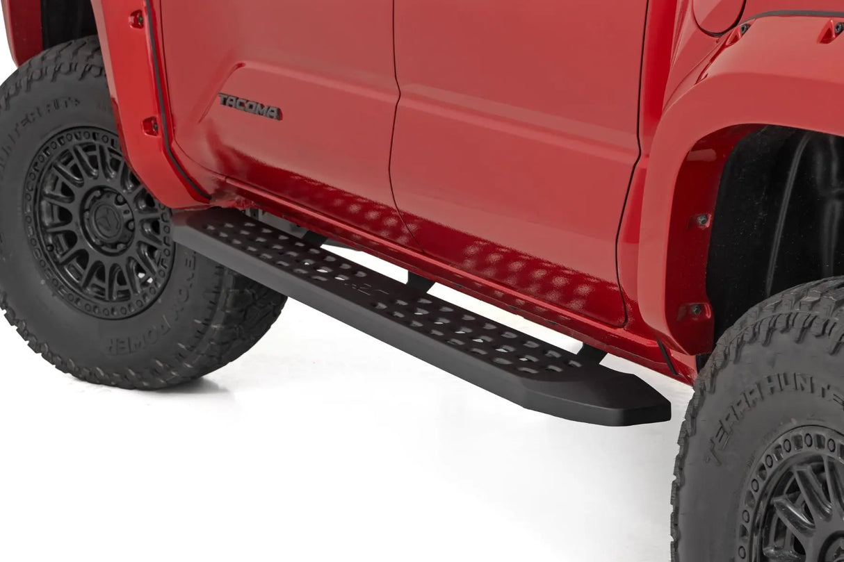 Rough Country RPT2 Running Boards Side Steps Double Cab Toyota Tacoma 2WD 4WD 2024-2026 44011