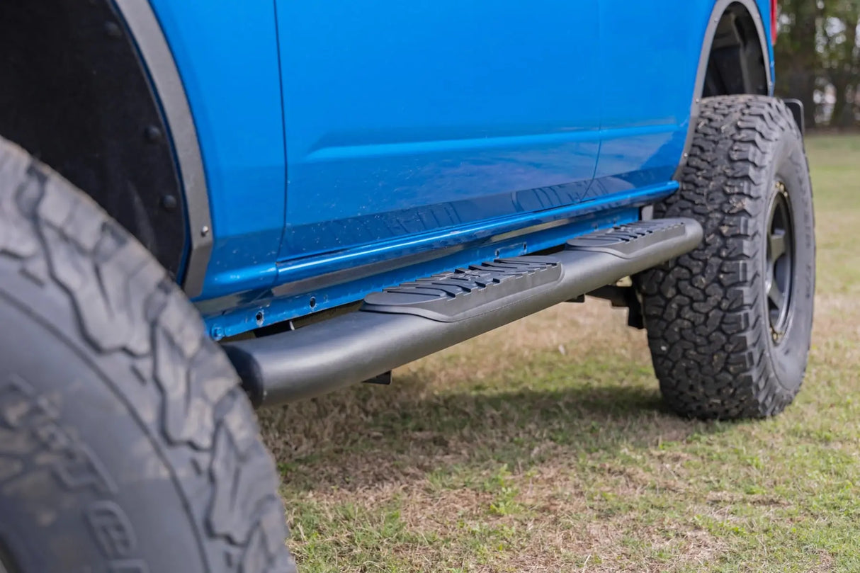 Rough Country Oval Nerf Steps 4-Door Ford Bronco 4WD 2021-2026 21011