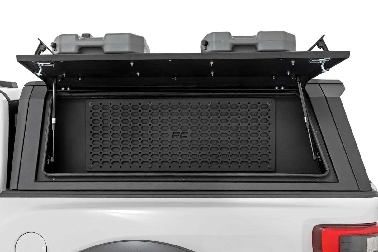 Rough Country Bed Cap Molle Panel Side Storage Bin Driver Side