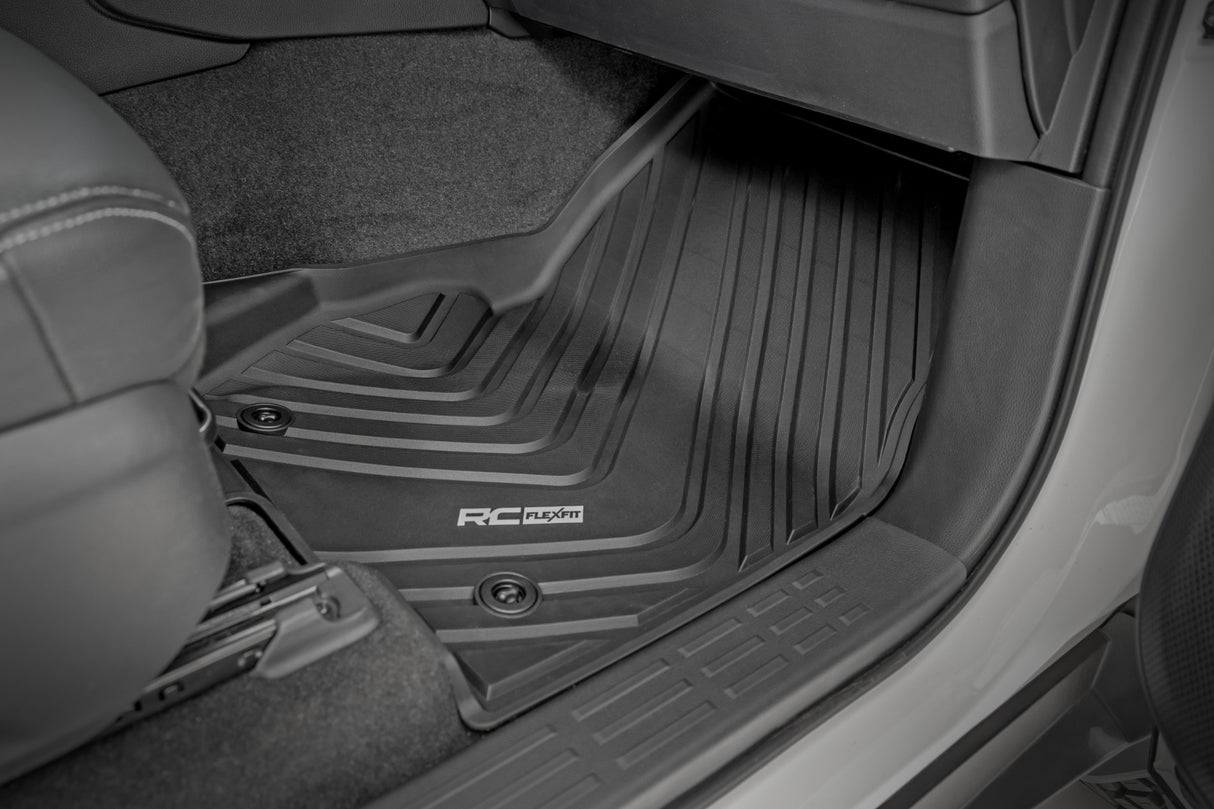 Rough Country Flex-Fit Floor Mats for Toyota Land Cruiser (2024-2026)