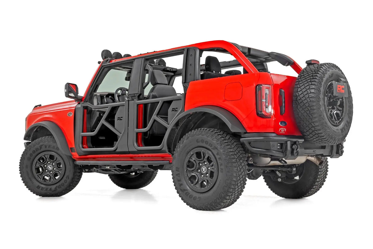 Rough Country Tubular Doors 4-Door Ford Bronco 4WD 2021-2026 10658