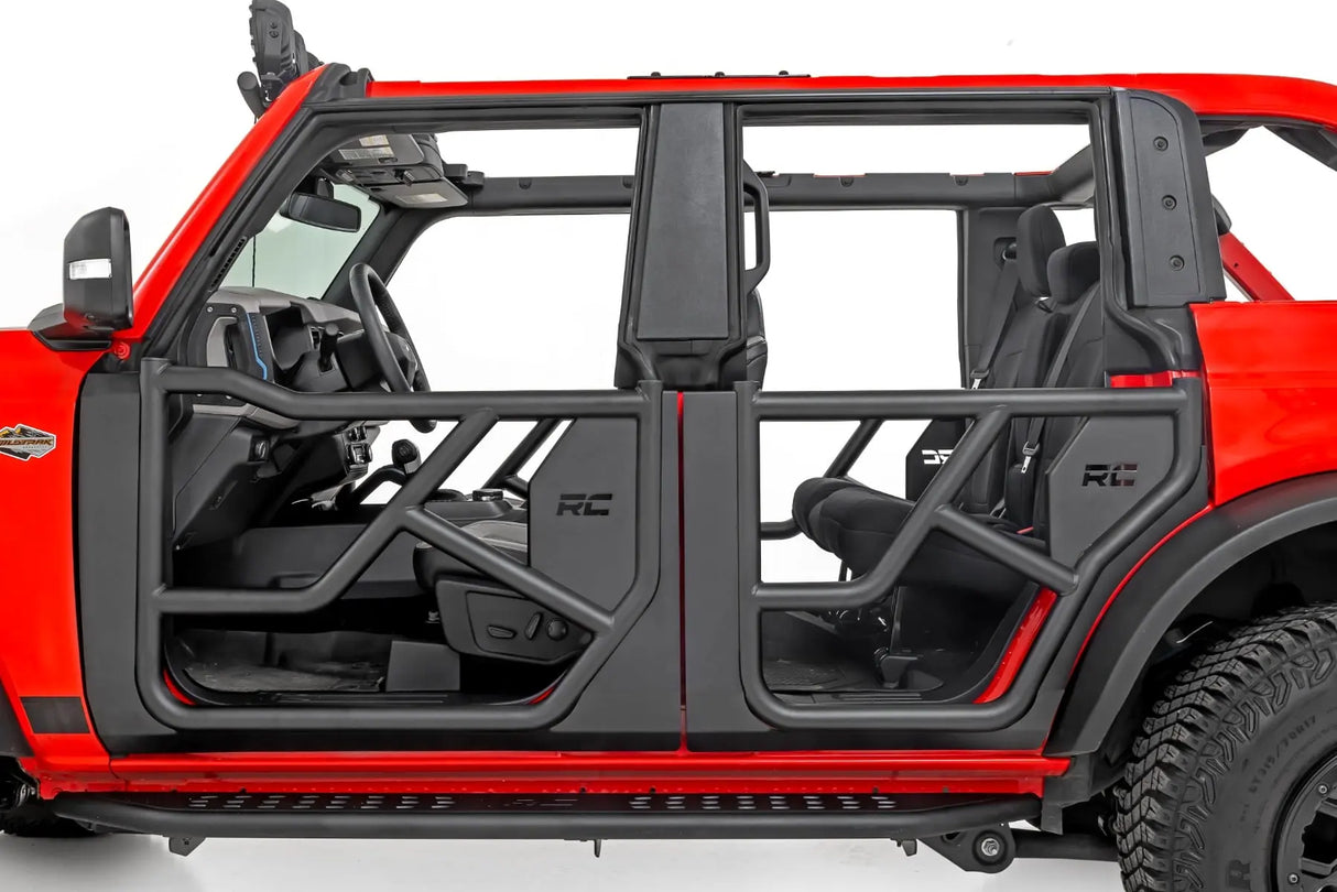 Rough Country Tubular Doors 4-Door Ford Bronco 4WD 2021-2026 10658