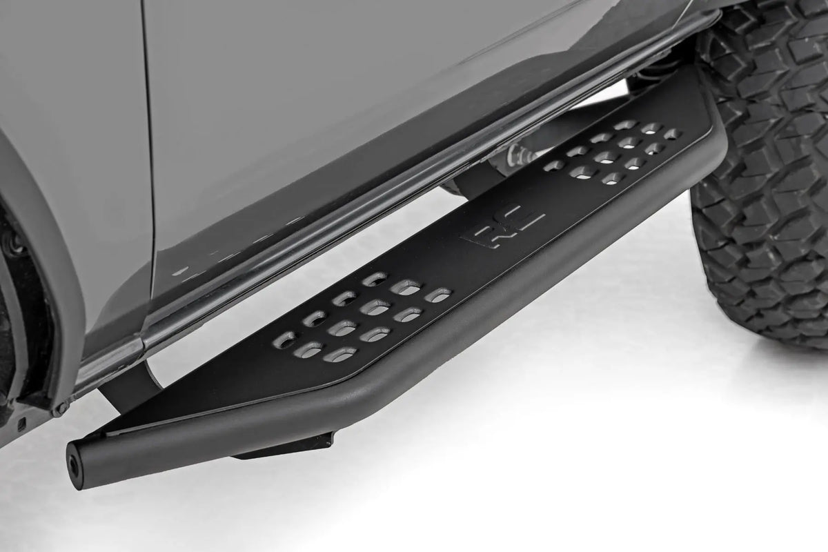 Rough Country OV2 Running Boards Side Step Bars 2-Door Ford Bronco 4WD 2021-2026 14004