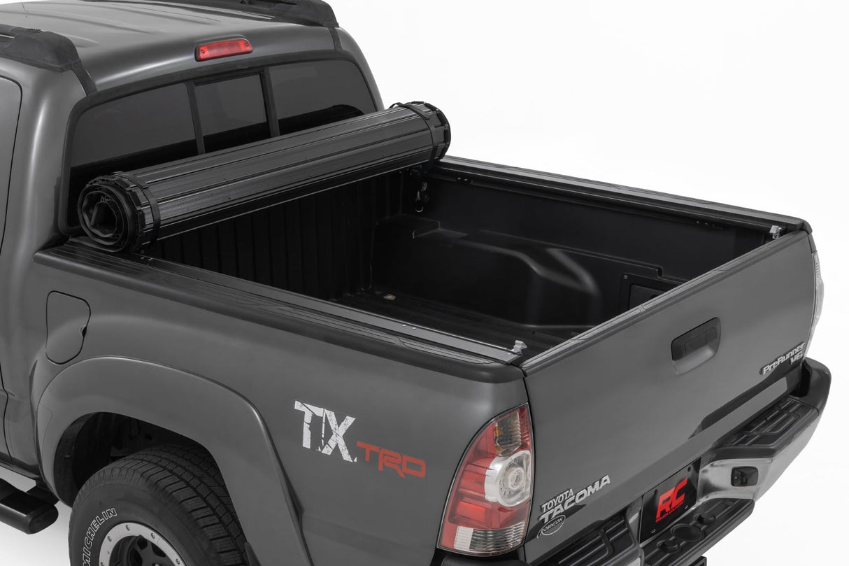 Rough Country Hard Roll Up Bed Cover 5ft for Toyota Tacoma 2005-2015
