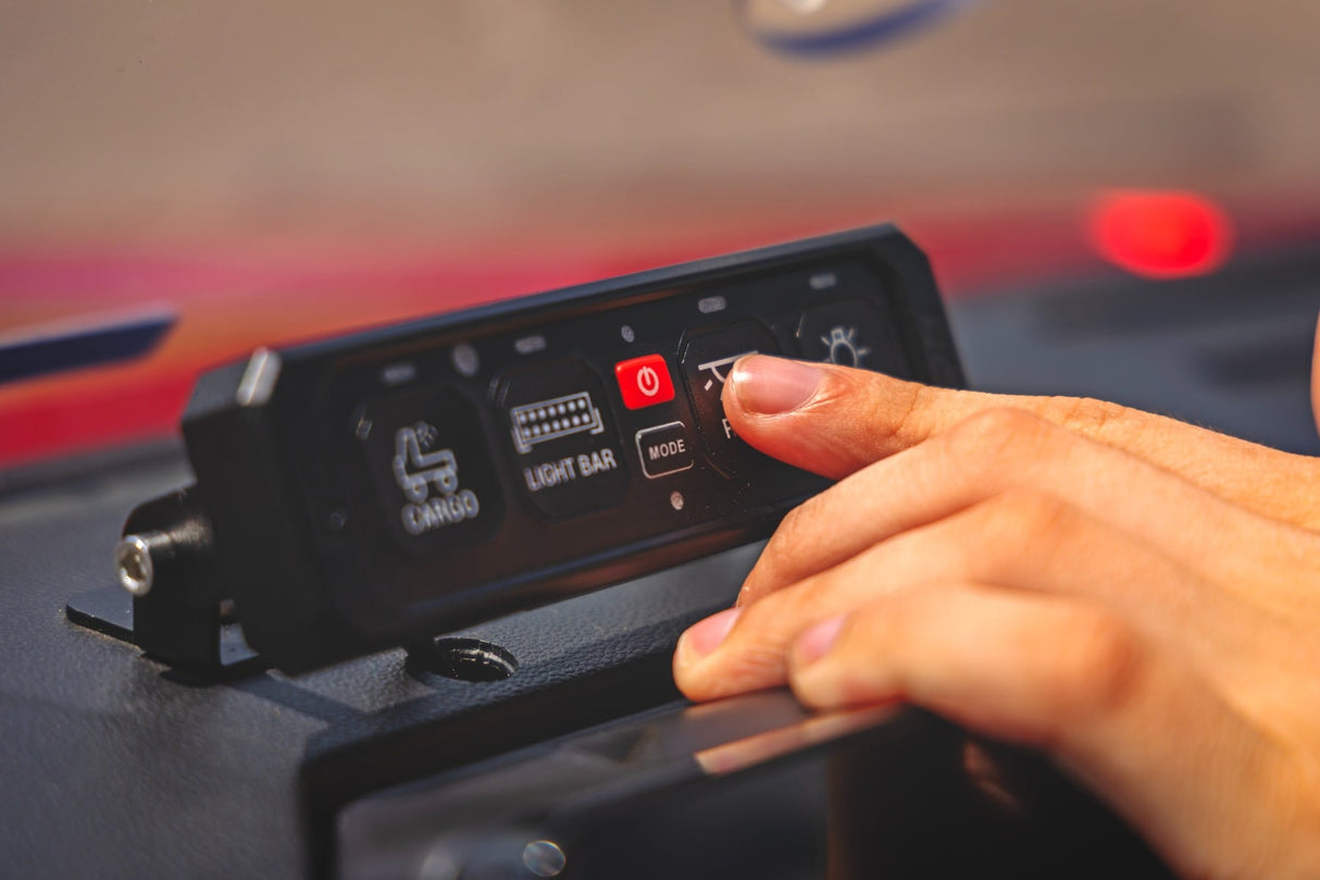 Rough Country 4 Gang Switch Panel RGB Backlit Buttons