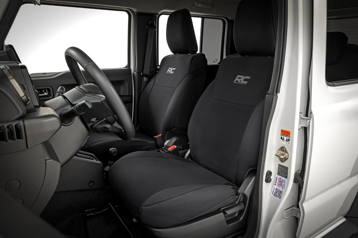 Rough Country Neoprene Seat Covers for Suzuki Jimny 4-Door (2018-2025)