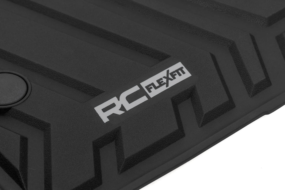 Rough Country Flex-Fit Floor Mats for 2021-2026 Ford Bronco 4WD