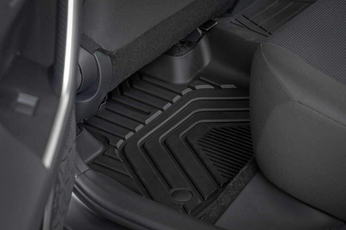 Rough Country Flex-Fit Floor Mats for Toyota RAV4 2019-2025