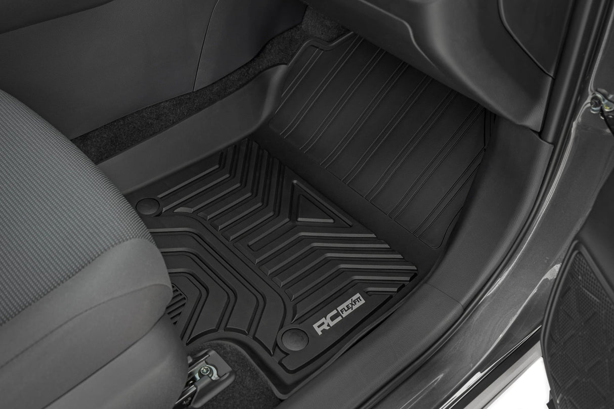 Rough Country Flex-Fit Floor Mats for Toyota RAV4 2019-2025