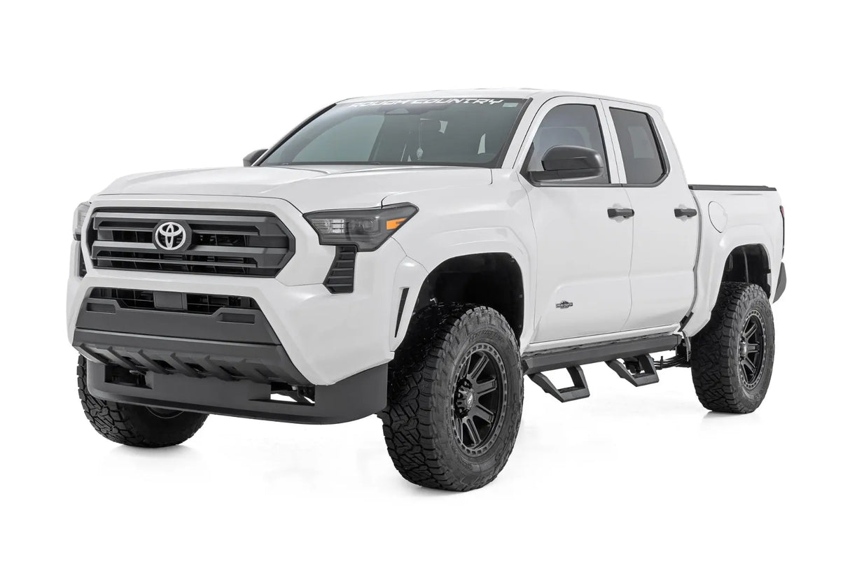 Rough Country SRX2 Adjustable Aluminum Steps Double Cab Toyota Tacoma 2WD/4WD 2024-2026 73004