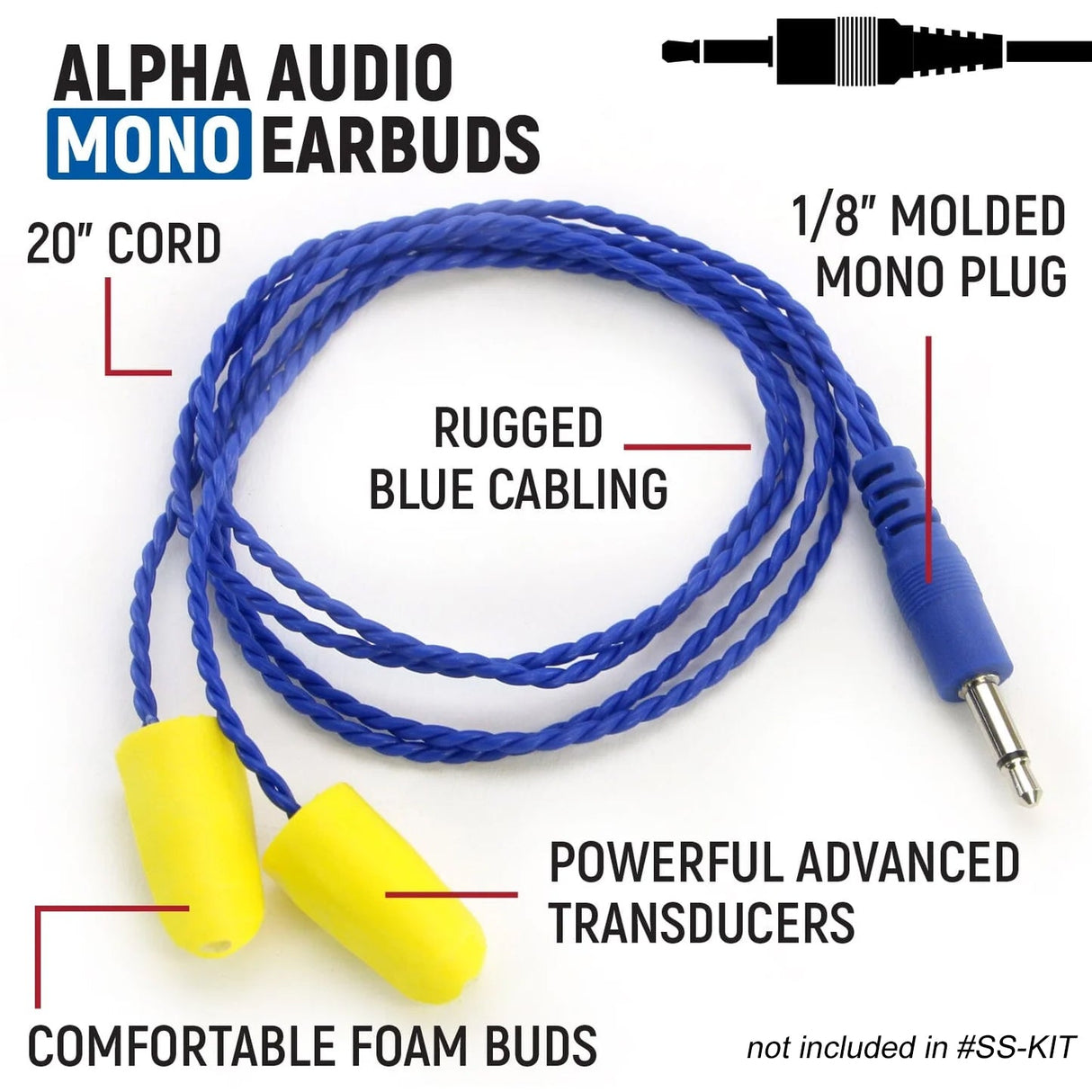 RUGGED Wired Driver Only Communication Kit with R1 Radio