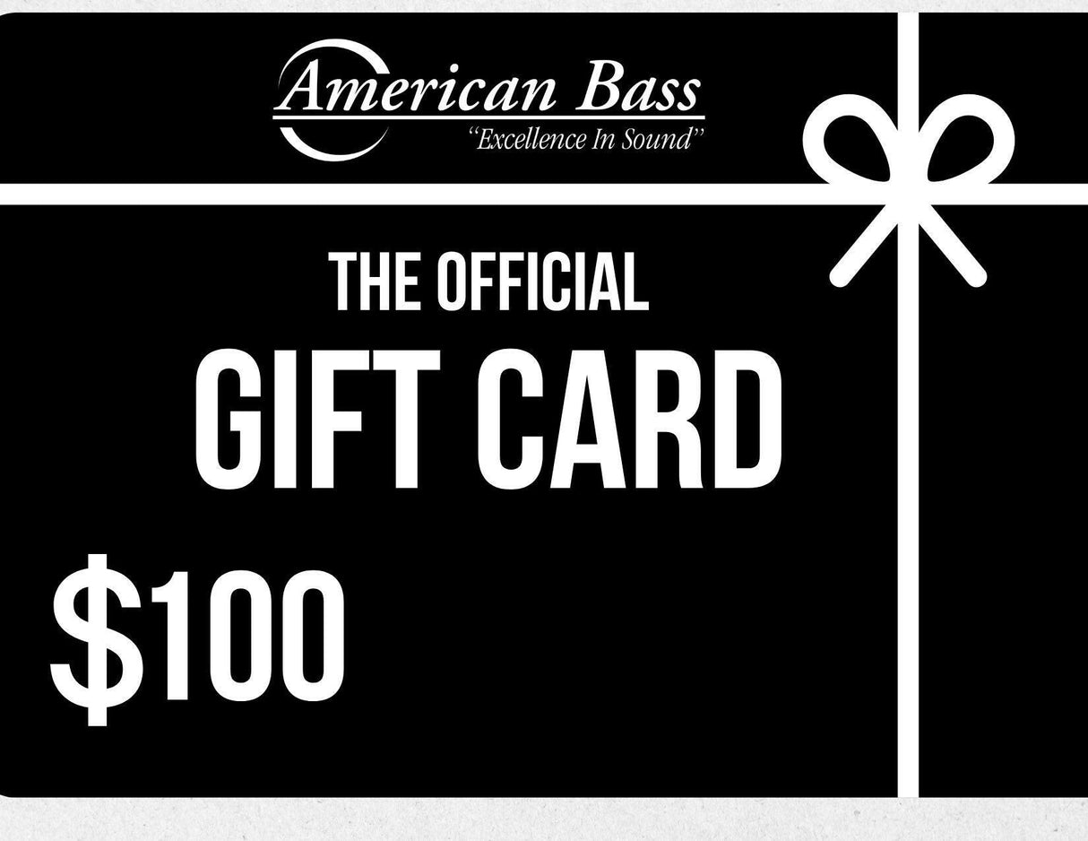 American Bass Audio Gift Card