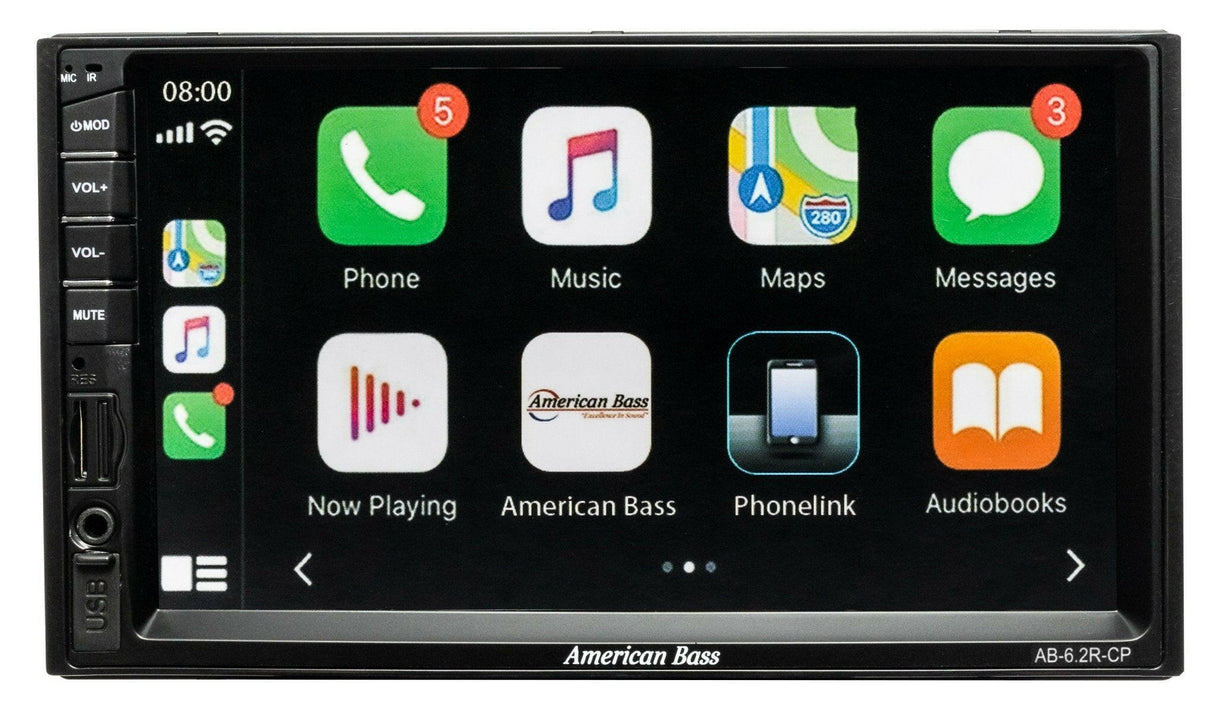 American Bass Car Play Radio 6.2R