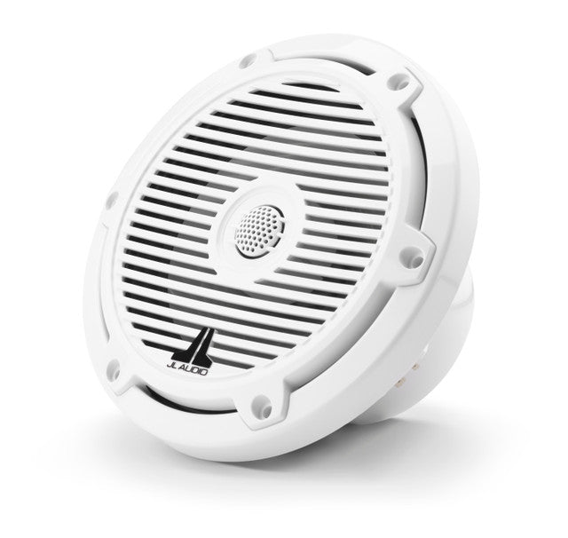 JL Audio M3-650X-C-Gw 6.5" 120W RMS Marine Coaxial Speakers - Gloss White Grilles (Pair) JL Audio