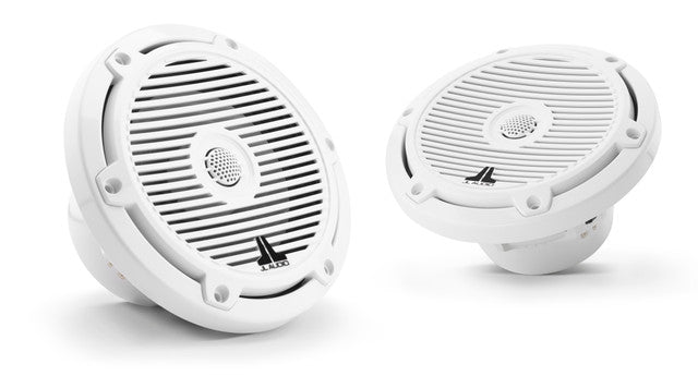 JL Audio M3-650X-C-Gw 6.5" 120W RMS Marine Coaxial Speakers - Gloss White Grilles (Pair) JL Audio
