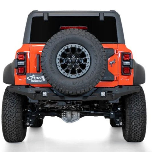 Addictive Desert Designs Raptor Bomber Rear Bumper with Cube Light Mounts | 2022+ Ford Bronco Raptor