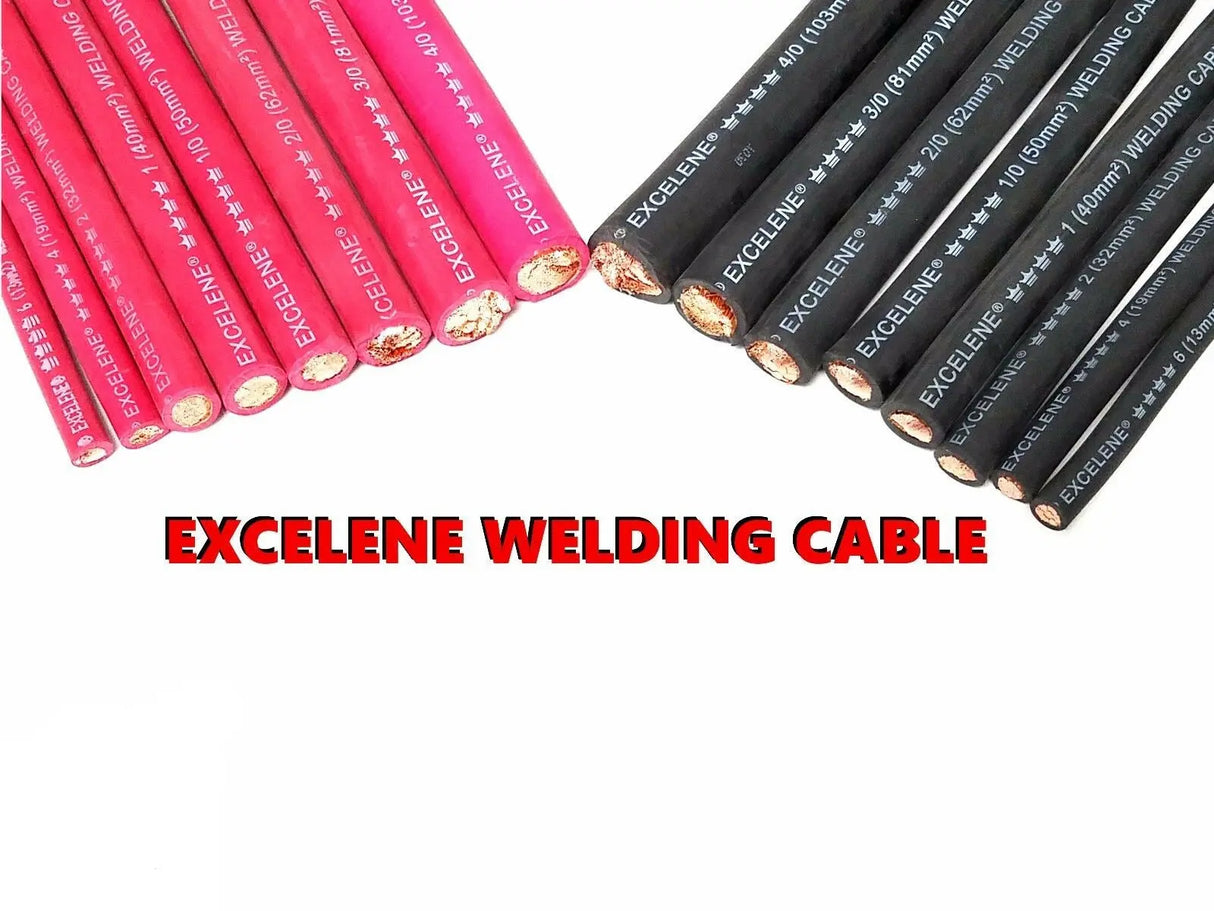 EXCELENE Battery and Welding Cable Copper 4/0 TO 6 Gauge AWG Size BY THE FOOT EXCELENE
