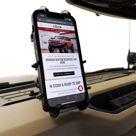 Addictive Desert Designs Digital Device Dash Mount | 2021+ Ford Bronco