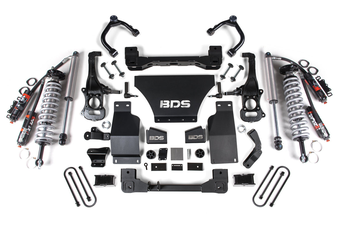 4 Inch Lift Kit | FOX 2.5 Performance Elite Coil-Over | Chevy Silverado or GMC Sierra 1500 (25-26) 4WD | Gas