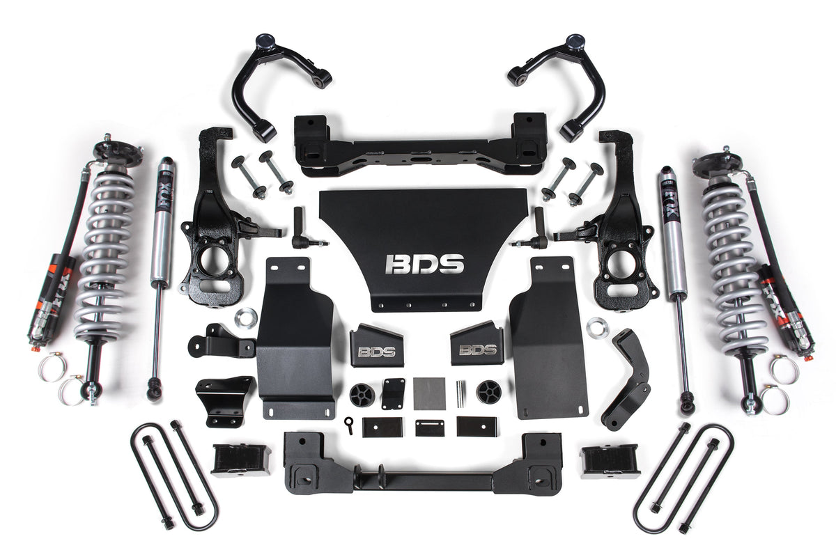 4 Inch Lift Kit | FOX 2.5 Performance Elite Coil-Over | Chevy Silverado or GMC Sierra 1500 (25-26) 4WD | Gas