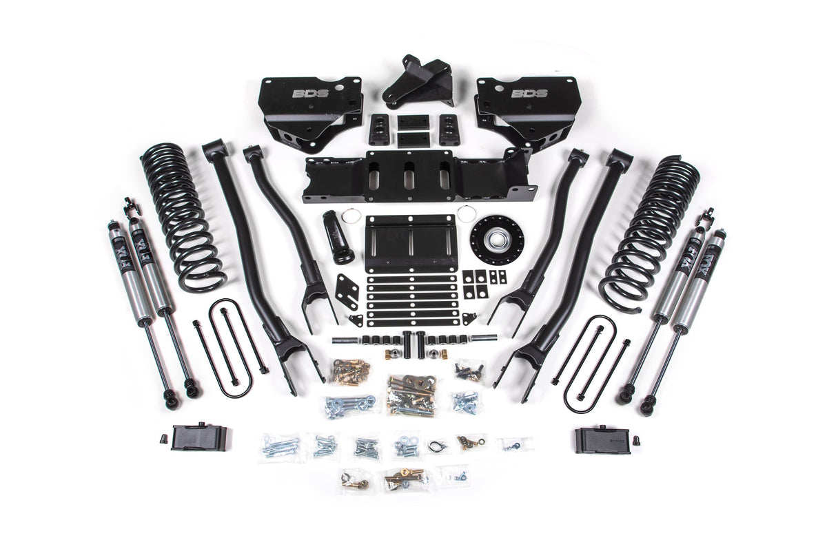 4 Inch Lift Kit w/ 4-Link | Extended Travel | Ram 3500 (25-26) 4WD | Diesel BDS Suspension
