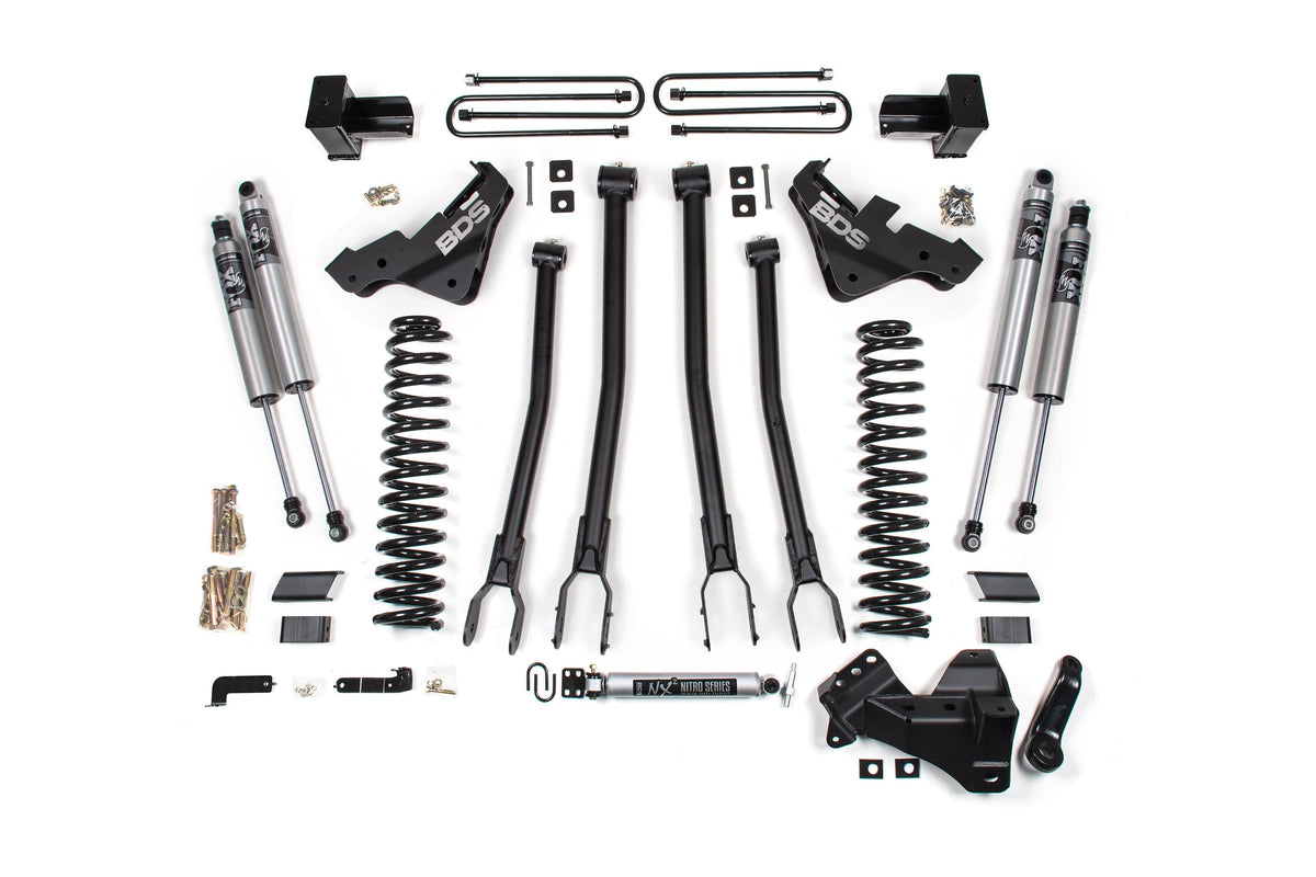 5 Inch Lift Kit w/ 4-Link | Ford F350 Super Duty DRW (23-26) 4WD | Diesel