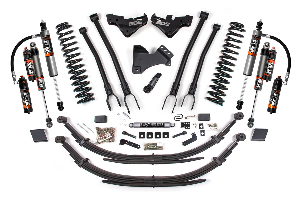 5 Inch Lift Kit w/ 4-Link | Ford F250/F350 Super Duty (23-26) 4WD | Diesel