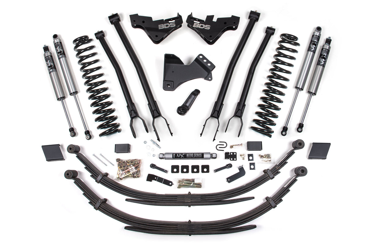 5 Inch Lift Kit w/ 4-Link | Ford F250/F350 Super Duty (23-26) 4WD | Gas BDS Suspension