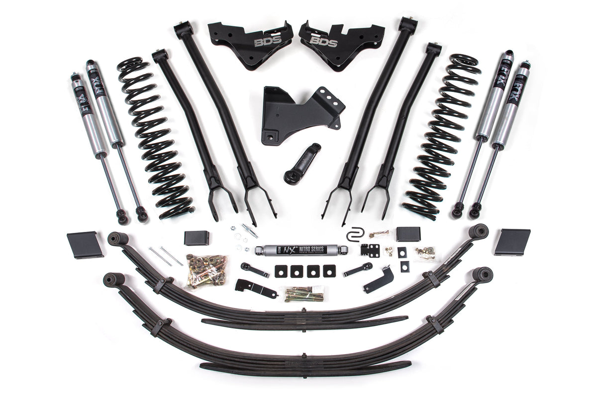 5 Inch Lift Kit w/ 4-Link | Ford F250/F350 Super Duty (23-26) 4WD | Gas BDS Suspension