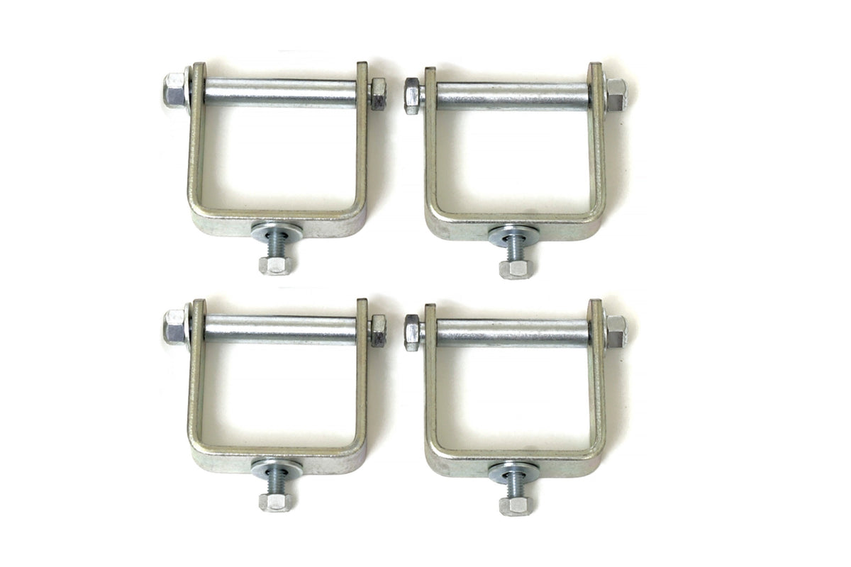 Spring Clamps - Bolt Style | 2.5 Inch Wide | 4 Pack BDS Suspension