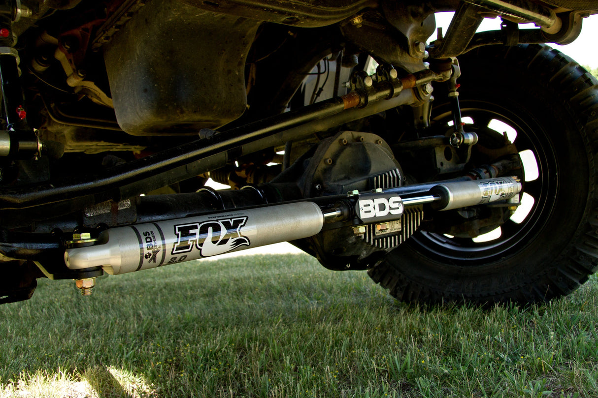 Dual Steering Stabilizer Kit w/ FOX 2.0 Performance Shocks | T-Style Steering | Dodge Ram 2500 (08-13) and 3500 (08-12) 4WD BDS Suspension