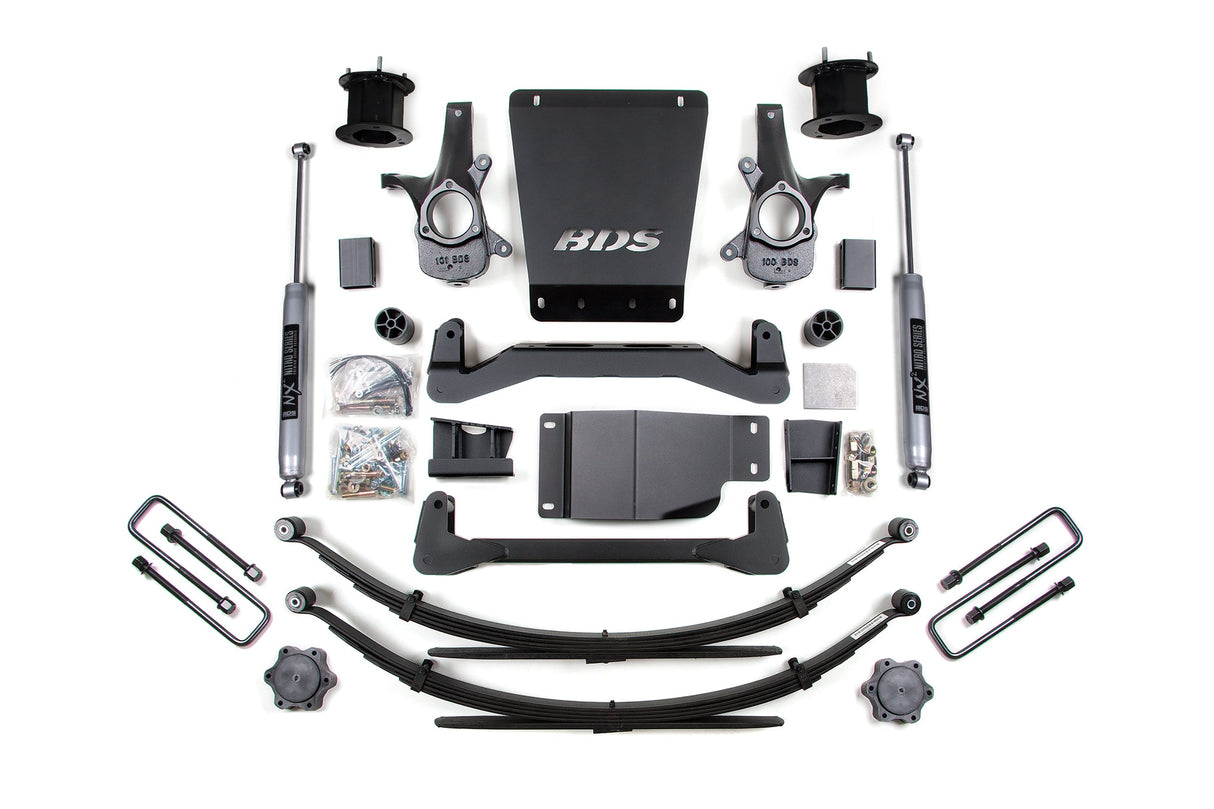 4.5 Inch Lift Kit | Chevy Silverado or GMC Sierra 1500 (07-13) 4WD BDS Suspension