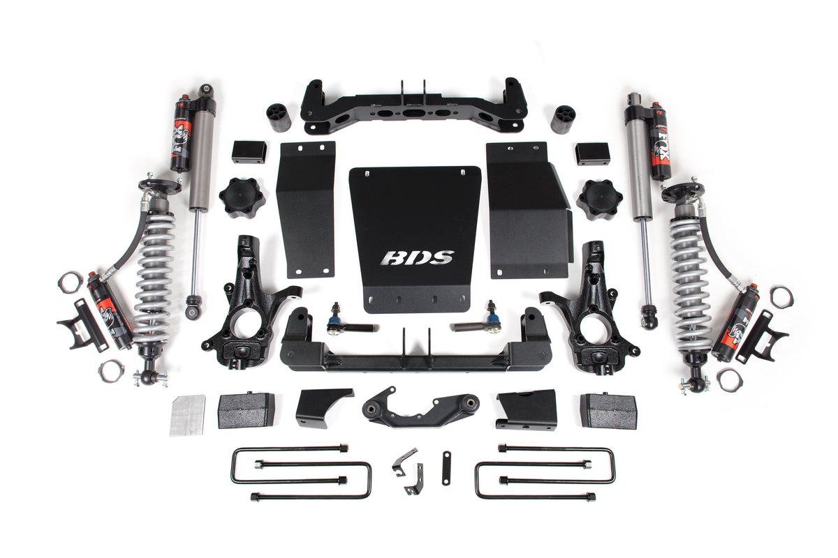 4 Inch Lift Kit | FOX 2.5 Performance Elite Coilover | Chevy Silverado or GMC Sierra 1500 (14-18) 4WD BDS Suspension