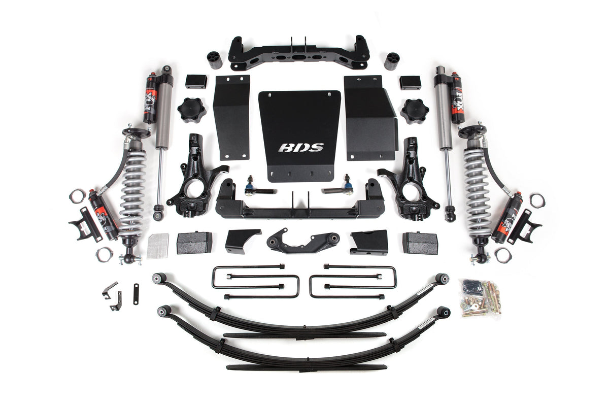 4 Inch Lift Kit | FOX 2.5 Performance Elite Coilover | Chevy Silverado or GMC Sierra 1500 (14-18) 4WD BDS Suspension