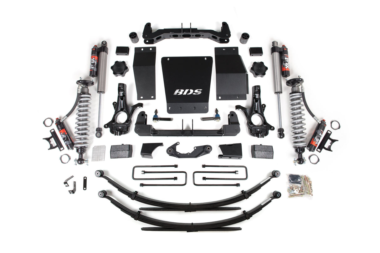 4 Inch Lift Kit | FOX 2.5 Performance Elite Coilover | Chevy Silverado or GMC Sierra 1500 (14-18) 4WD BDS Suspension