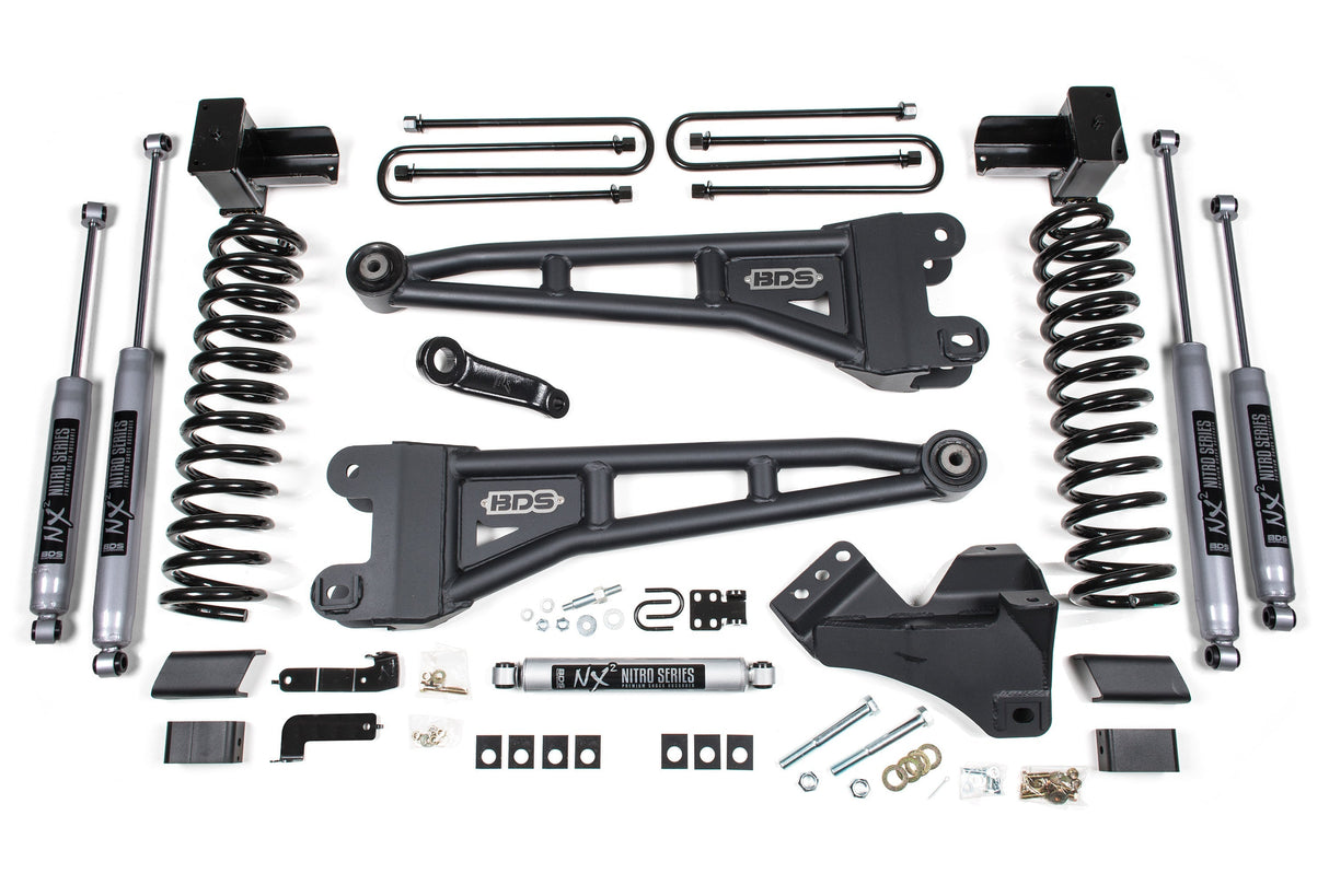4 Inch Lift Kit w/ Radius Arm | Ford F350 Super Duty DRW (20-22) 4WD | Diesel BDS Suspension
