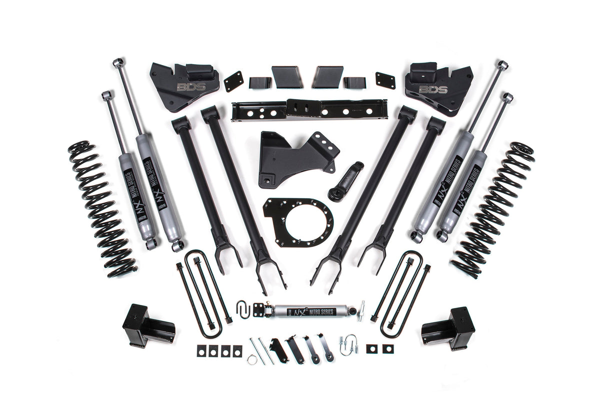 7 Inch Lift Kit w/ 4-Link | Ford F250/F350 Super Duty (20-22) 4WD | Diesel BDS Suspension