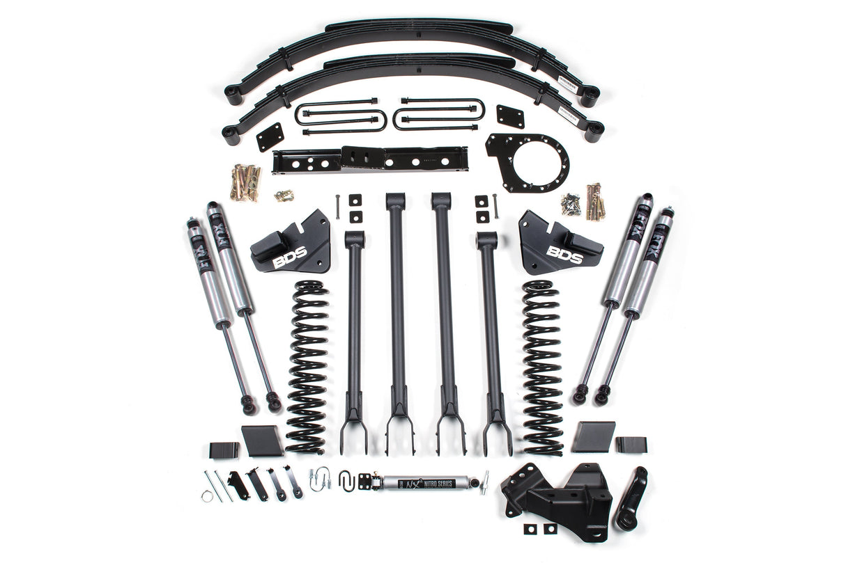 6 Inch Lift Kit | 4-Link Conversion | Ford F250/F350 Super Duty (17-19) 4WD | Diesel BDS Suspension