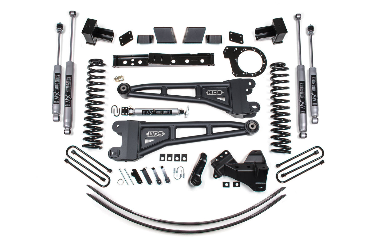 6 Inch Lift Kit w/ Radius Arm | Ford F250/F350 Super Duty (17-19) 4WD | Diesel BDS Suspension