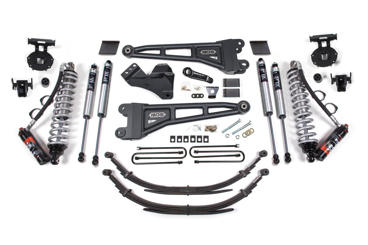 6 Inch Lift Kit w/ Radius Arm | FOX 2.5 Performance Elite Coil-Over Conversion | Ford F250/F350 Super Duty (11-16) 4WD | Diesel BDS Suspension