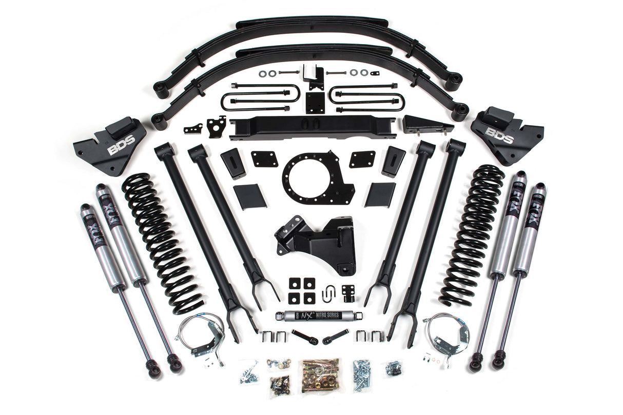 9 Inch (Gas) | 8 Inch (Diesel) Lift Kit w/ 4-Link | Ford F250/F350 Super Duty (20-22) 4WD BDS Suspension