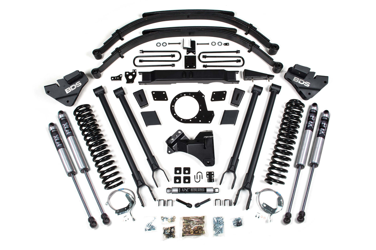 9 Inch (Gas) | 8 Inch (Diesel) Lift Kit w/ 4-Link | Ford F250/F350 Super Duty (20-22) 4WD