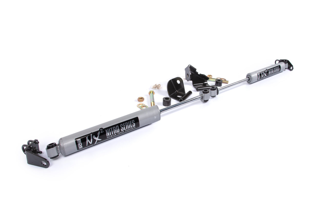 Dual Steering Stabilizer Kit w/ NX2 Shocks | Ford F150 (04-08) 4WD | With BDS Strut Spacers BDS Suspension