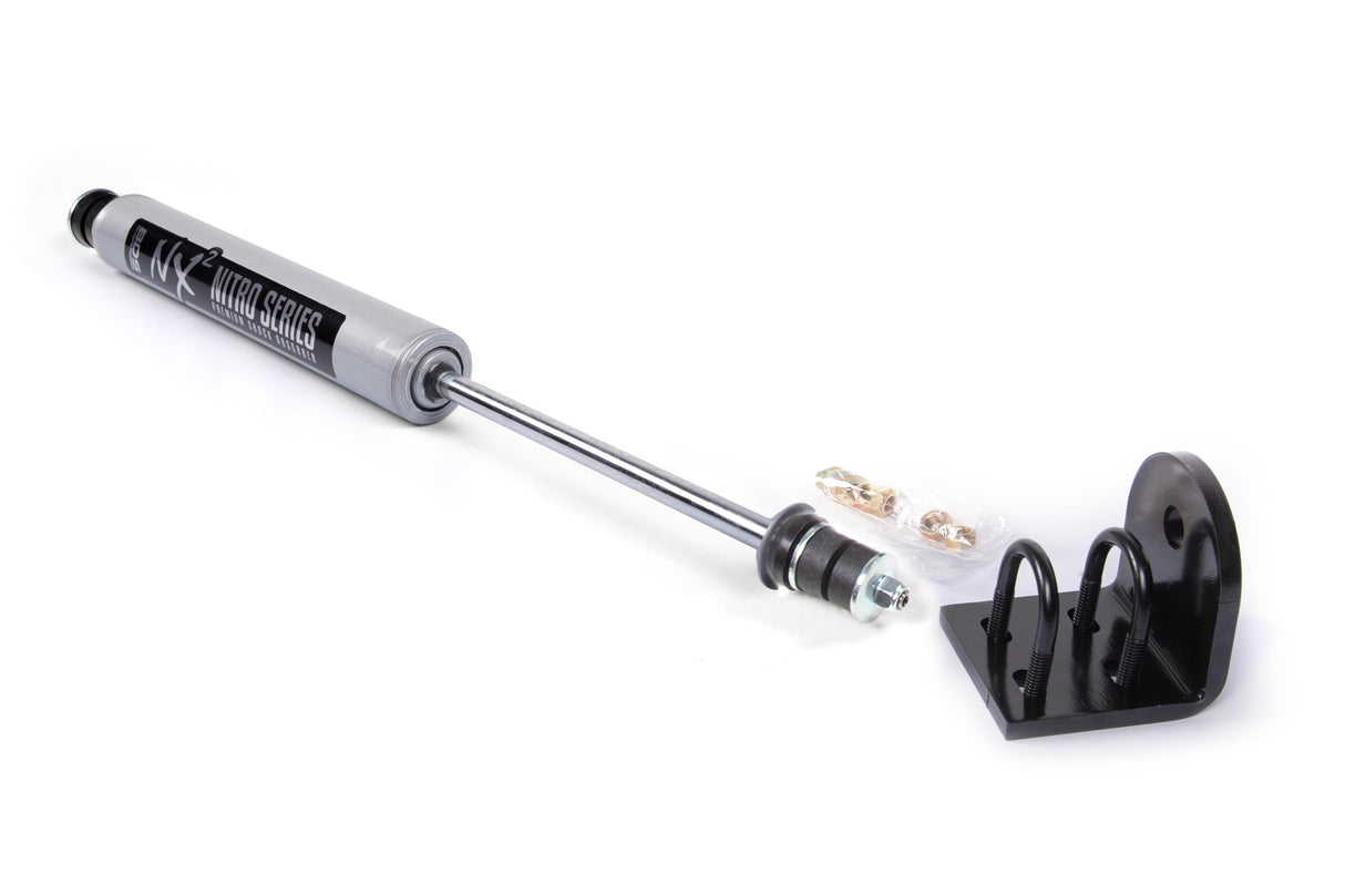 Single Steering Stabilizer Kit w/ NX2 Shock | Ford F150/Bronco (80-96) 4WD | With Quad Shocks BDS Suspension
