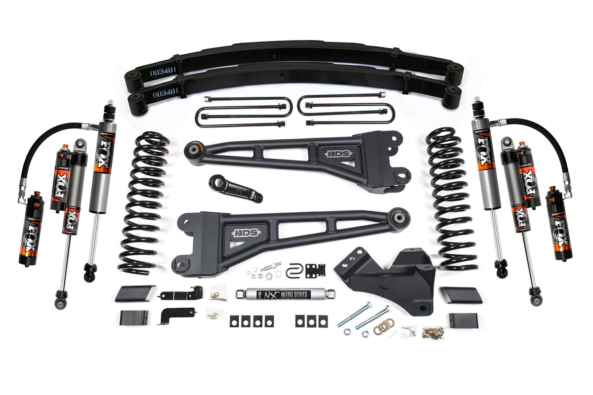 4 Inch Lift Kit w/ Radius Arm | Ford F250/F350 Super Duty (17-19) 4WD | Diesel BDS Suspension