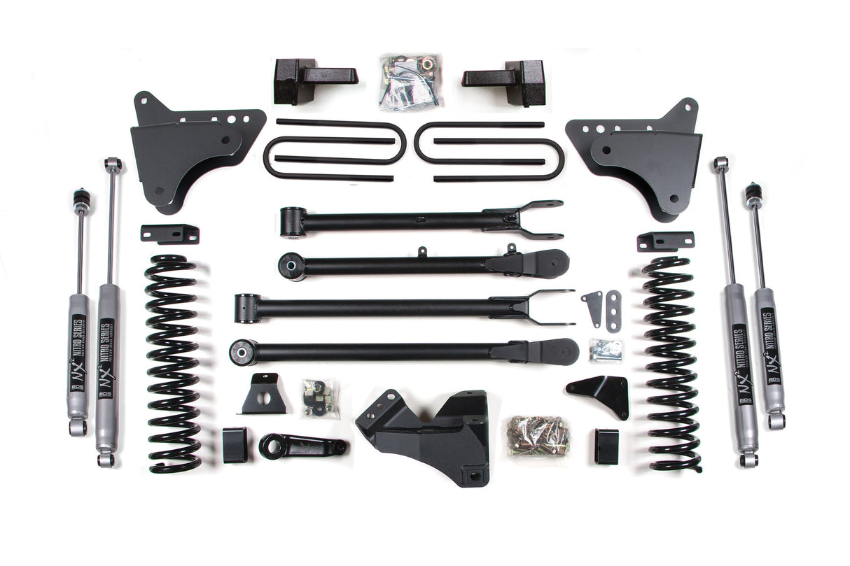 4 Inch Lift Kit w/ 4-Link | Ford F250/F350 Super Duty (05-07) 4WD | Gas BDS Suspension