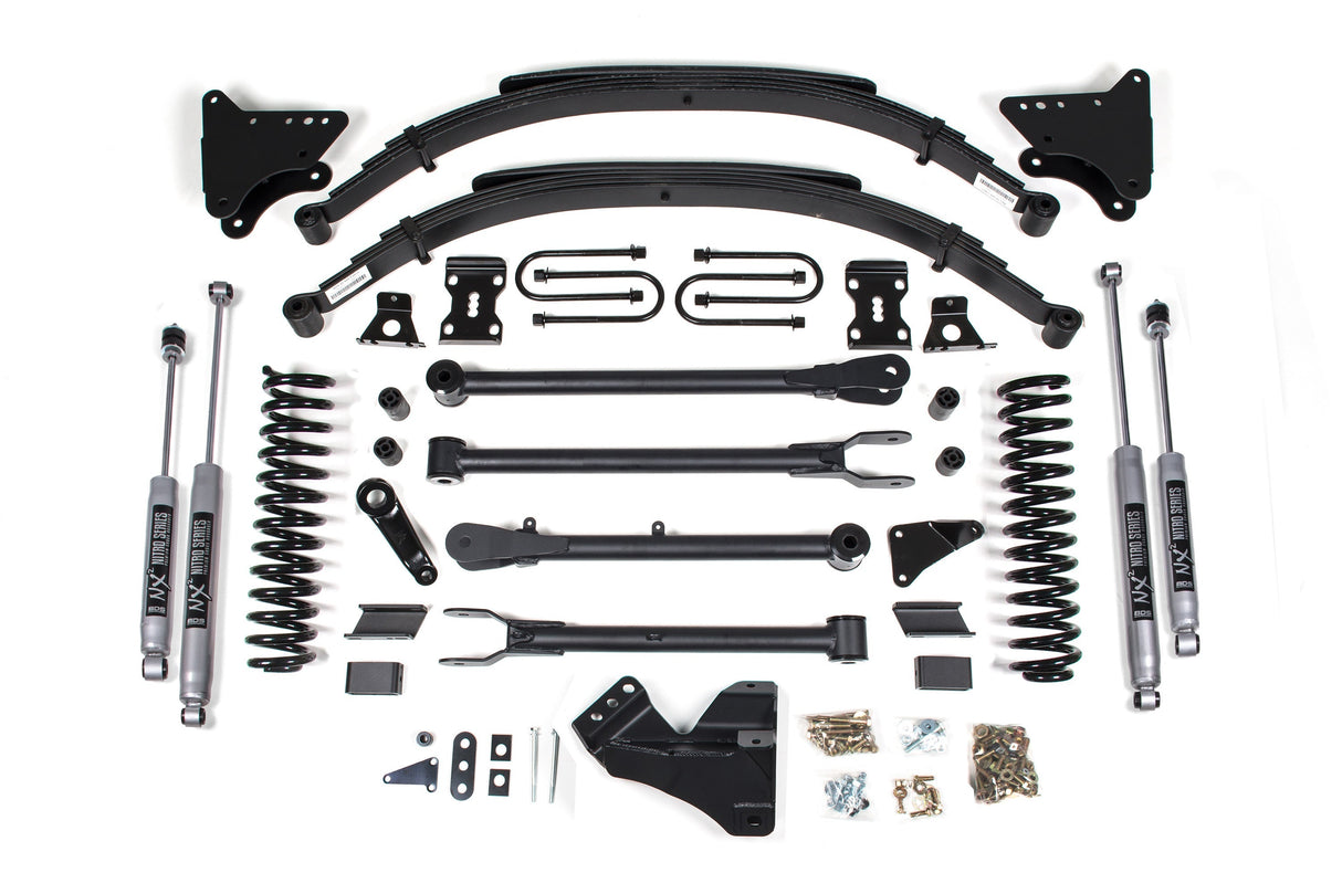 4 Inch Lift Kit w/ 4-Link | Ford F250/F350 Super Duty (05-07) 4WD | Diesel