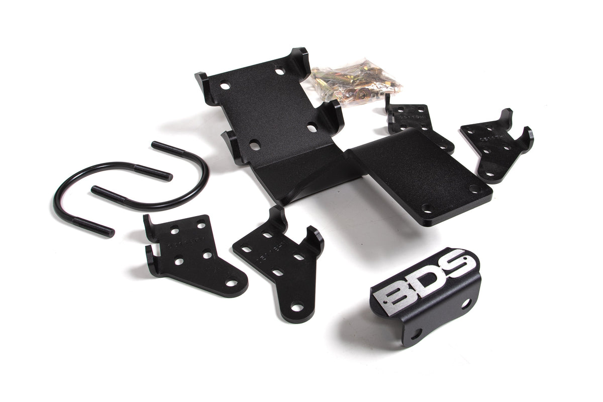 Dual Steering Stabilizer Mounting Kit | Ford F450/F550 Super Duty (17-26) & F600 Super Duty (20-25) 4WD BDS Suspension