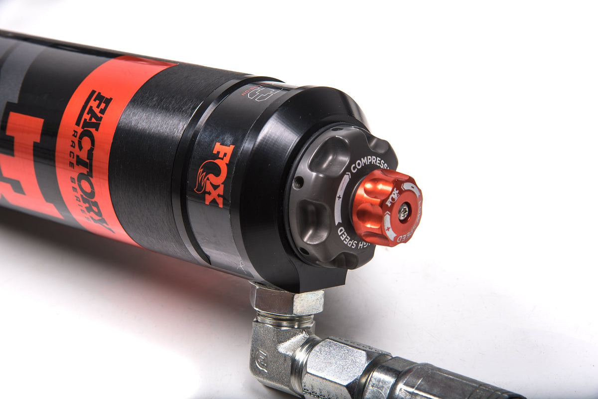FOX 2.5 Coil-Over Shocks W/ DSC Reservoir Adjuster | 4 Inch Lift Upgrade | Performance Elite Series | Chevy Silverado And GMC Sierra 1500 (19-26) FOX